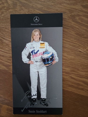 Susie stoddart autogrammkarte - stoddart,
