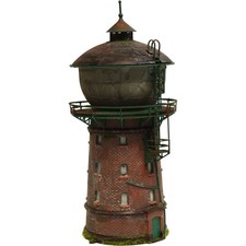 Diorama H0/1:87 Gebäude stillgelegter Wasserturm begrünt patiniert