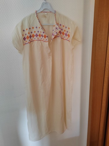 Vintage nachthemd bestickt - vintage,