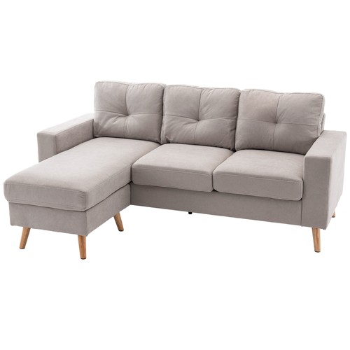 Homcom ecksofa eckcouch - homcom, in