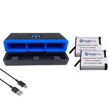 Set: 2x Li-Ion Akku 2200mAh +