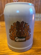 Gösser bierkrug l bier - gösser,