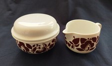 Melitta Tegeler Forst Milchkännchen und Zuckerdose  70er 2