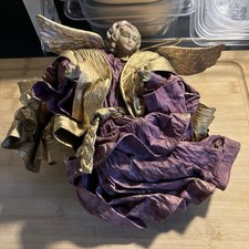 Weihnachtsengel Weihnachsschmuck Pappmaché Engel Handwerk Hänger 22x18cm