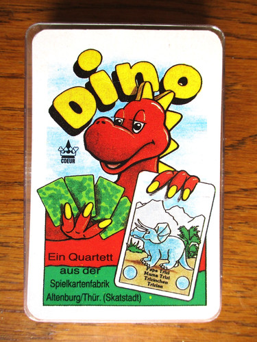 Dino quartett kartenspiel - quartett,