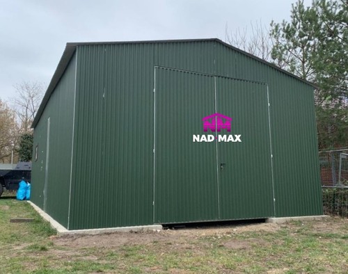 Blechgarage 5x6x2 95m - *blechgarage, 3,5x6x2,95m