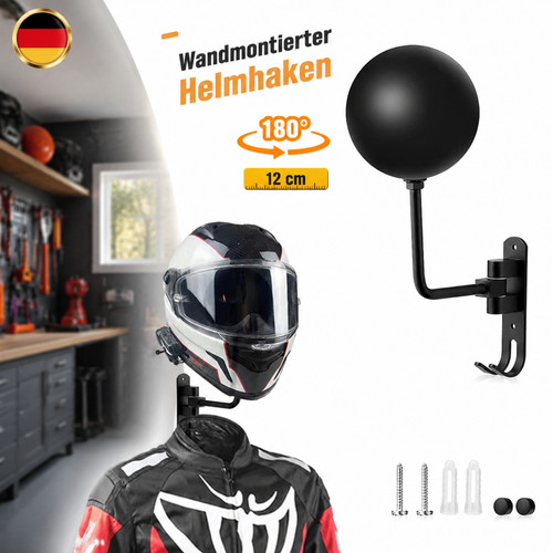 Helmhalter wandhalterung 180 - wandhalterung,