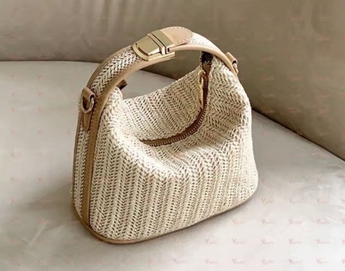 Kleine handtasche aus stroh - handtasche,