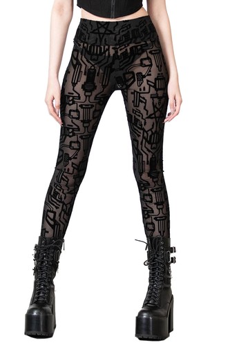 Killstar leggings lulz - leggings,