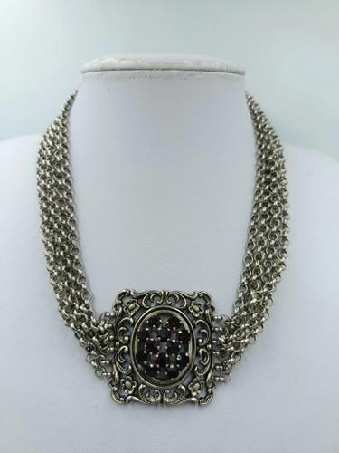 Vintage collier mit roten - vintage,