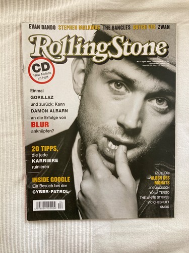 Heft rolling stone deutsche - stone, (deutsche