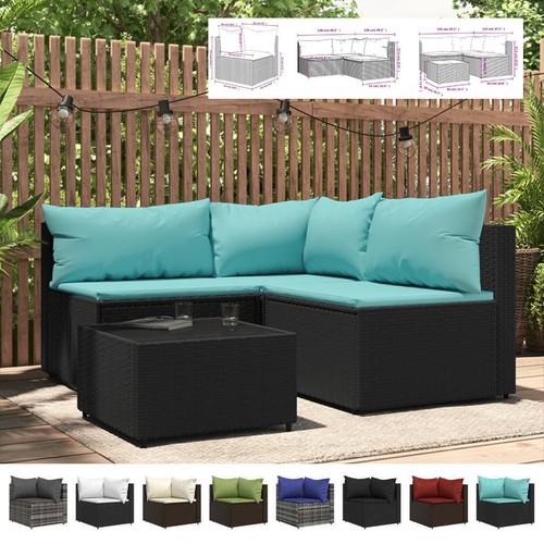 Polyrattan gartenmöbel set - polyrattan,