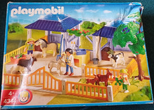 Playmobil - 4344 - Tierpflegestation mit Freigehege - bespielt, gepflegt, in OVP