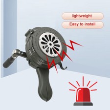 Handsirene Sirene Sirenenheuler Alarmsirene Handkurbel 110±2db Einklappbar grün