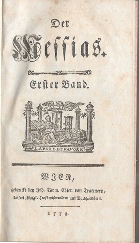 Friedrich gottlieb klopstock - friedrich,