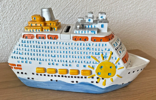 Kreuzfahrtschiff spardose - kreuzfahrtschiff,