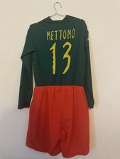 Kamerun Einteiler Trikot 2004 Matchworn Mettomo #13 Größe XL