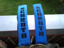 Gurtpolster Schroth Blau gebraucht 2 Stūck 90er Hosenträgergurte