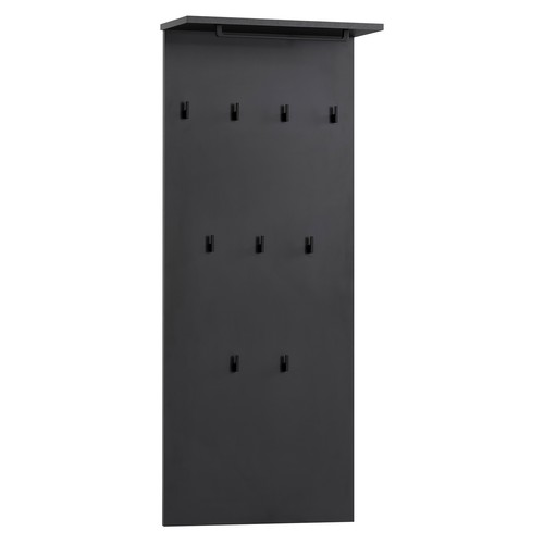 Garderobenpaneel schwarz 9 - schwarz,