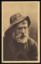 Büsum, alter Seewolf, Fischer