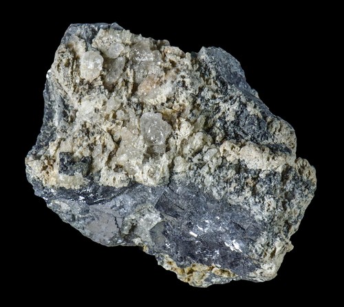 Bleiglanz mit calcit bad - bleiglanz,