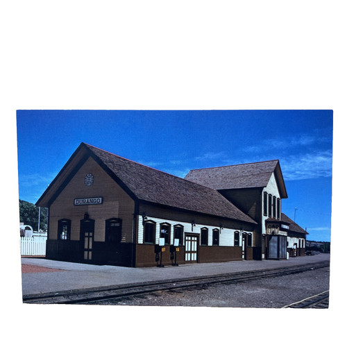 Postkarte eisenbahn zug usa - ak,