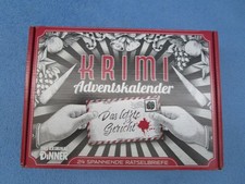 Krimi Adventskalender: Das Kriminal Dinner "das letzte Gericht" 24 Rätselbriefe 