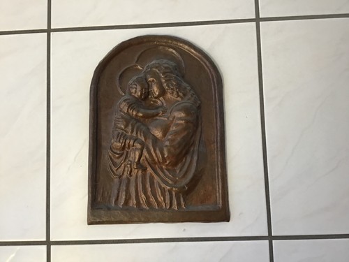 Madonna mit kind metall - madonna,