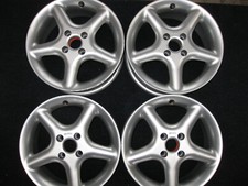 Alufelgen Satz Borbet silber       7 x 15      ET-35       VW Golf 3   KBA 43191