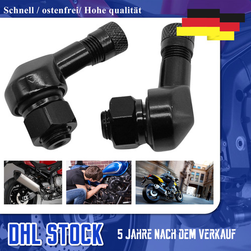 Motorrad alu winkelventil - 2x,