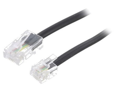 68578 cable telephone - cable:, flat