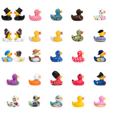 Mini BUD Duck Design Ente Badeente Quietscheente Quietscheentchen Gummiente