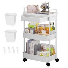 Rollwagen Küchenwagen Bücherwagen Rollregal Servierwagen Bastelwagen mit Rollen