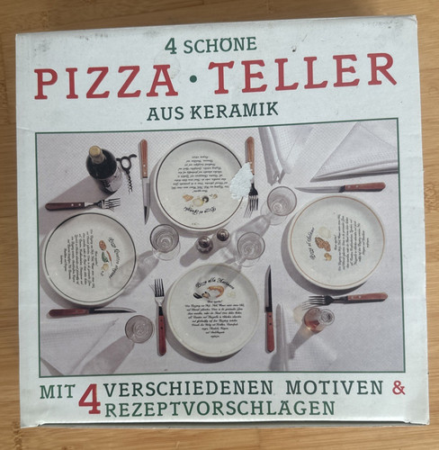 Schöne pizza teller aus - 4,