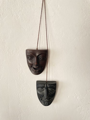 Keramik maske wandmaske - keramik,