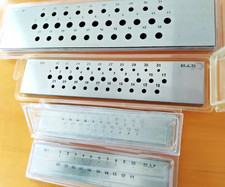 4 Zieheisen Runddraht Konvolut