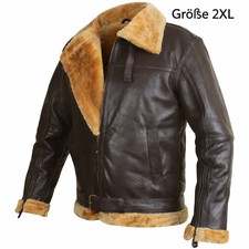Herren echtleder bomberjacke - echtleder,
