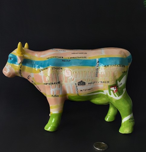 Spardose kuh kunst keramik - kuh, kunst-keramik