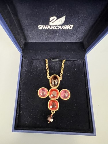 Swarovski kette mit kreuz - swarovski,