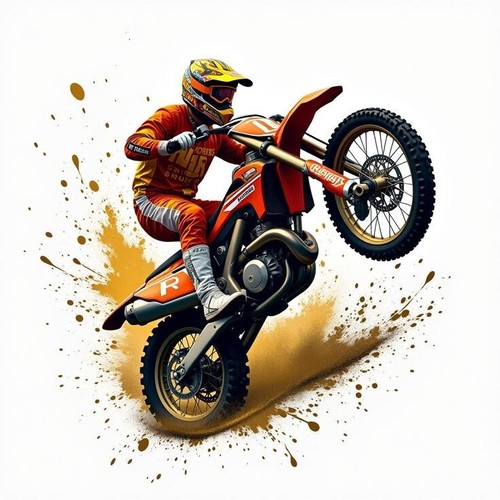 Motorrad essbar motorcross - essbar,