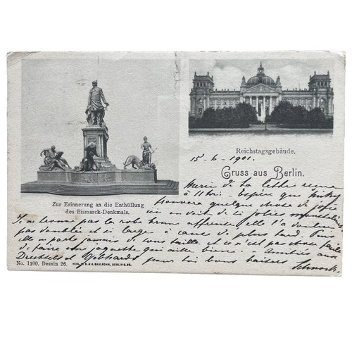 Ansichtskarte reichstag und - ansichtskarte,