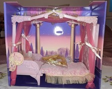 Barbie Himmelbett von Mattel aus den 12 tanzenden Prinzessinen mit Musik.RARITÄT
