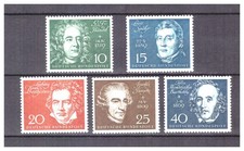 DEUTSCHLAND .  Nr. 188 / 192 .   MUSIKER SERIE NEU **.  TOP .