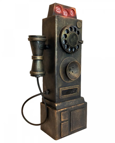 Altes telefon mit licht und - telefon,