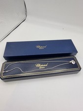 E52#  Chopard Herz Anhänger + Kette W - Gold 750 punziert in Box Happy Diamond