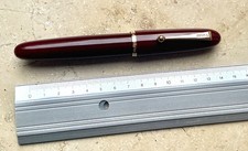 TOLLE GEBRAUCHTE! JINHAO nummerierter oversize Füller, burgundy/Gold, EF Feder