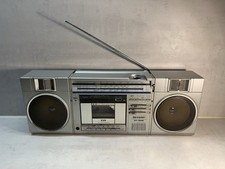 SHARP GF-7500H Stereo Radio Tape Rekorder Kassettenrekorder Ghettoblaster Defekt