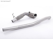 Milltek Edelstahl Downpipe mit 200-Zeller Renn-Kat für VW Golf 7 R + Variant