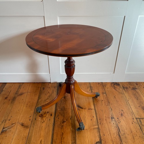 Runder holz beistelltisch - holz,