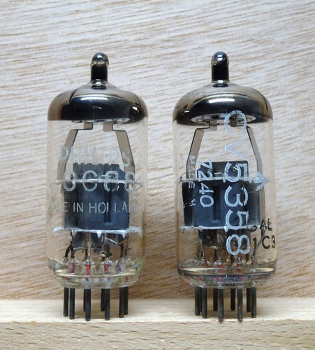 Pair philips ecc88 cv5358 - ecc88,